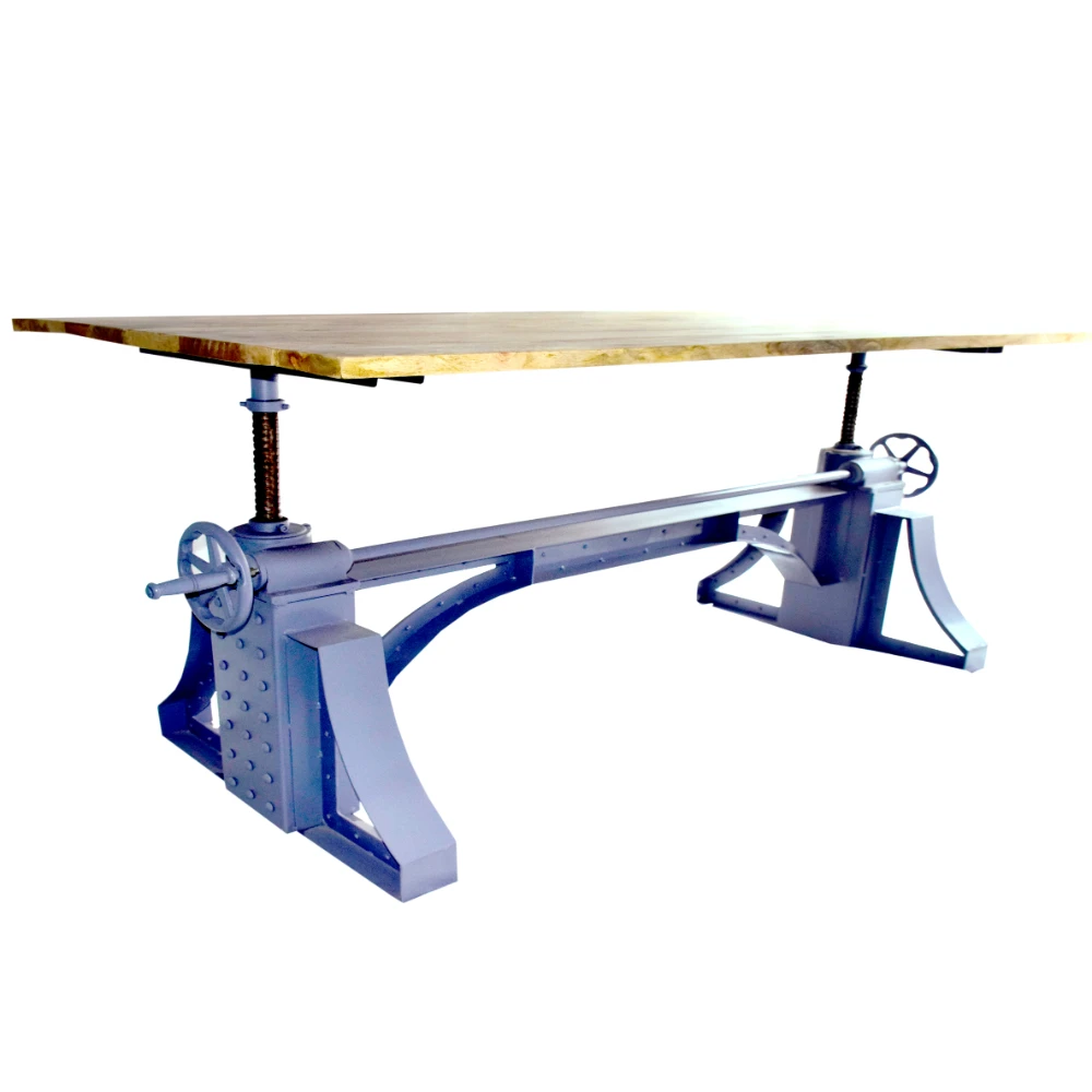  Оптовая продажа высококачественные столовые столы из железа и массива манго регулируемые по высоте для гостиной наборы домашнего использования