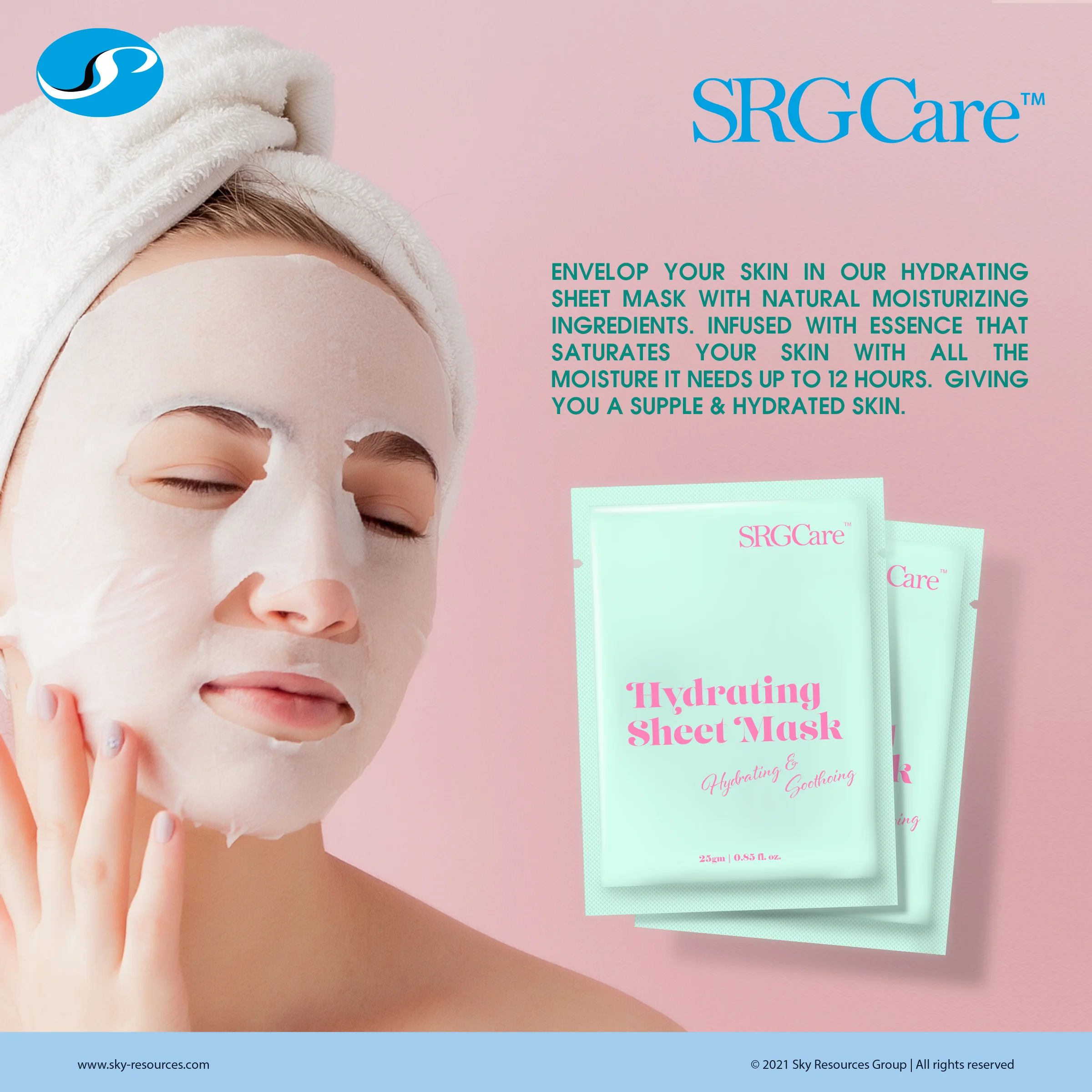 Customized Skin Repairing Moisture Facial Sheet Mask Hydrating Lifting Facial Mask Rich Essence for All Skin Type GMP ISO cert