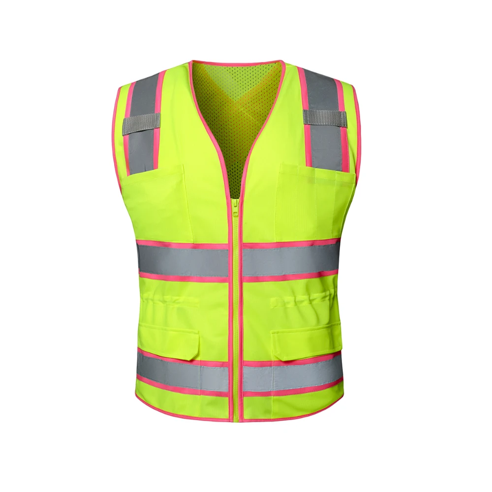 Safety Wear Vests Reflective Color Site Working Road Traffic Warden Engineers Safety Vests