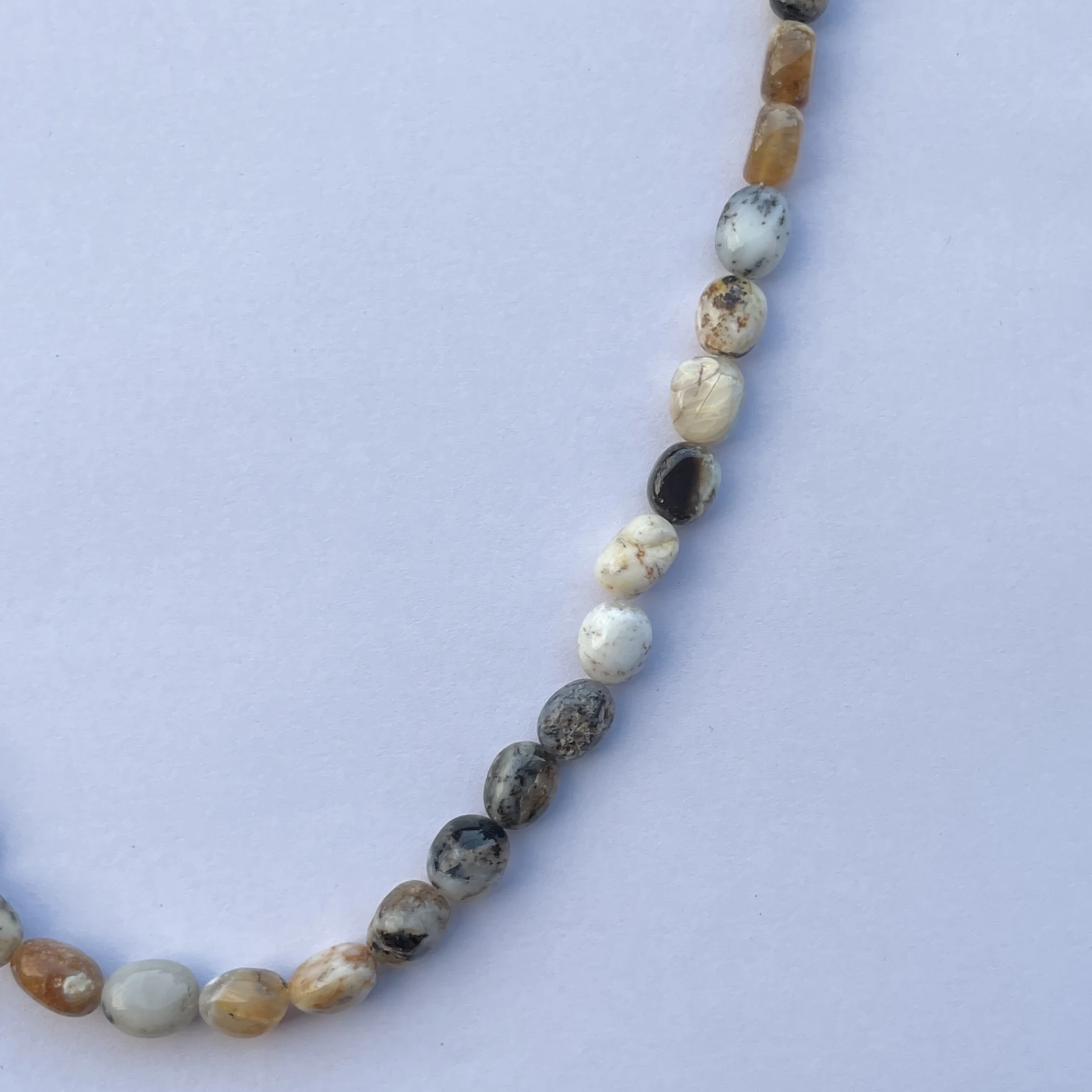 Natural Dendrite Opal Stone Smooth Oval Beaded Gemstone Extremely Fine Necklace from Supplier Shop Online Wholesale Alibaba 2024