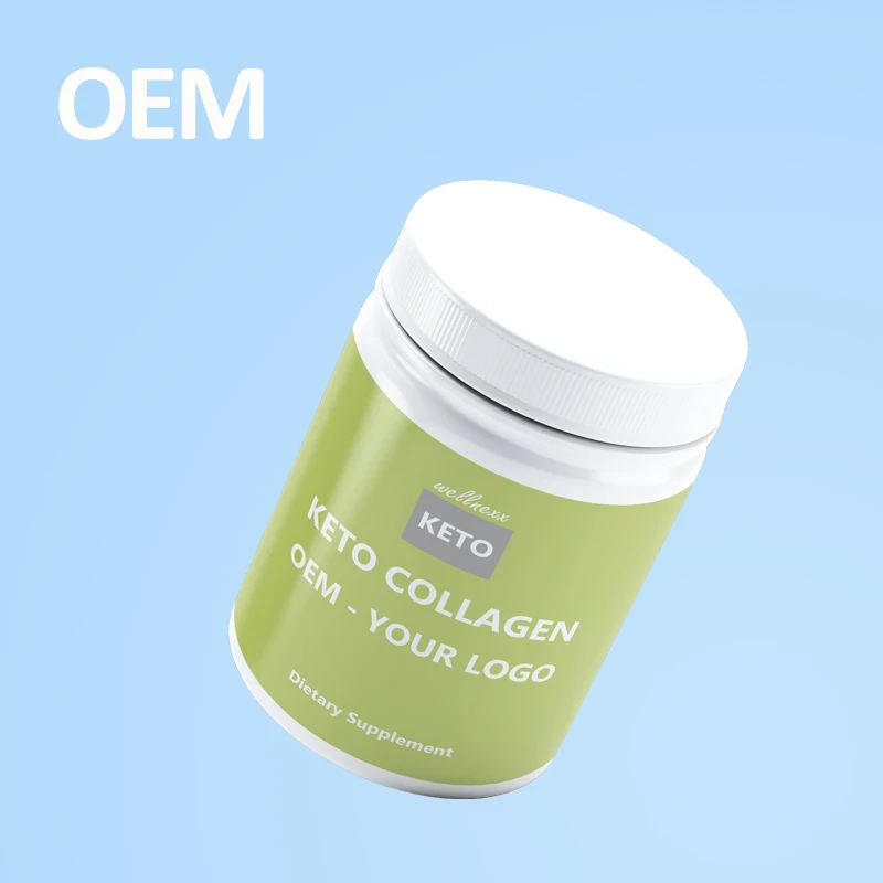 OEM Keto порошок белкового коллагена с маслом MCT