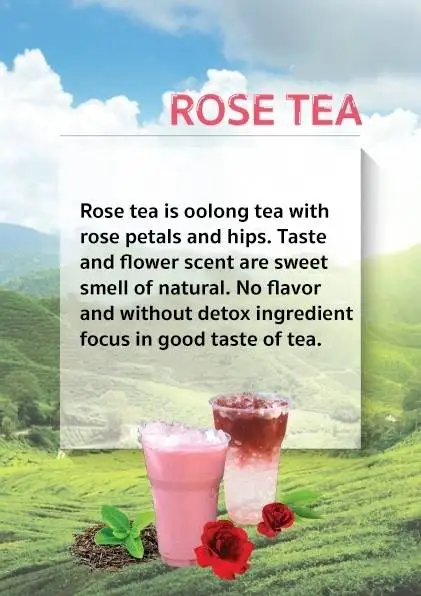 OEM Wholesale Rose Tea Milk Tea Powder Bubbles Milk Tea Powder Factory Outlet Blended Thailand