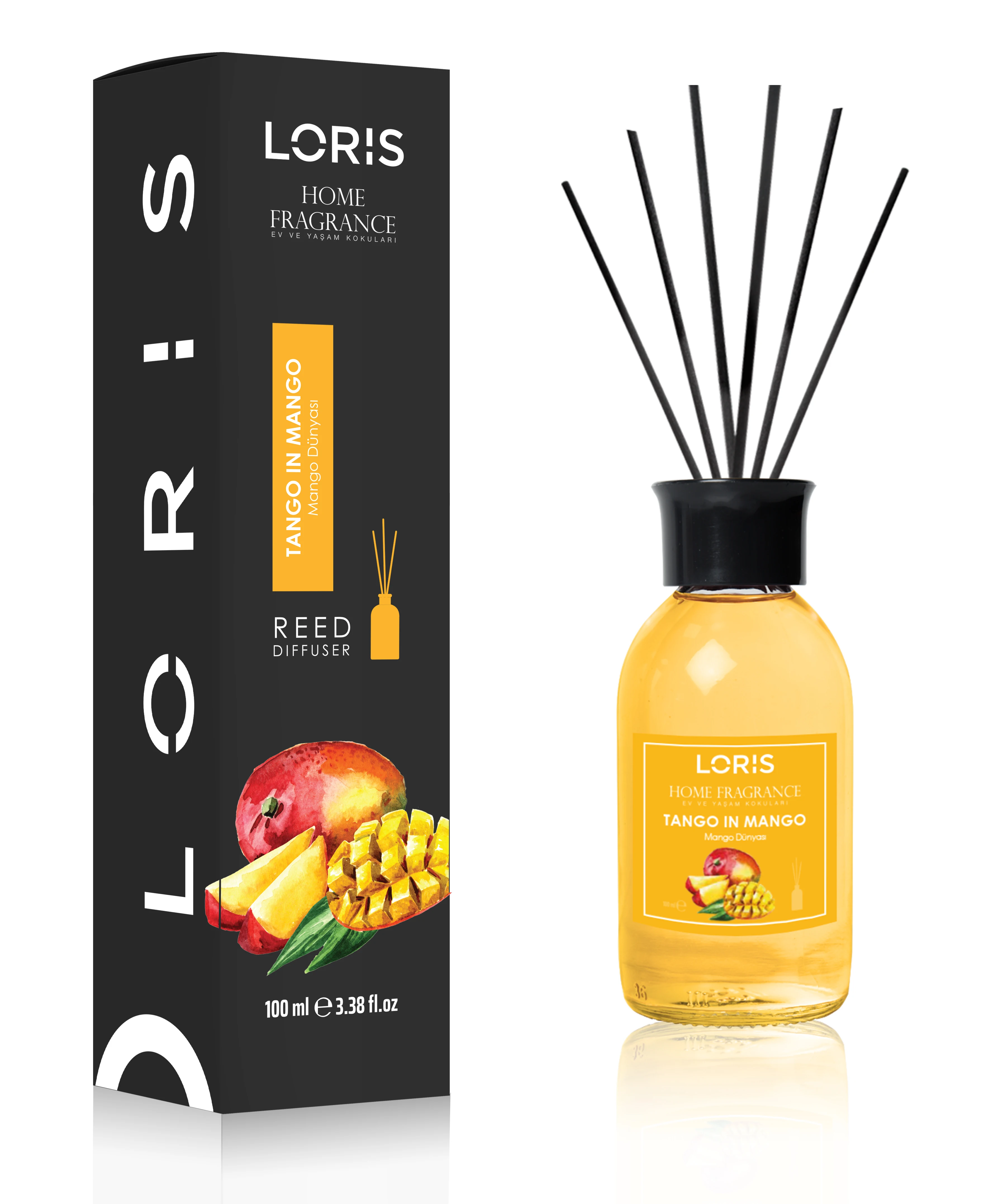 100ML LORIS REED DIFFUSER AIR FRESHENER MANGO WORLD
