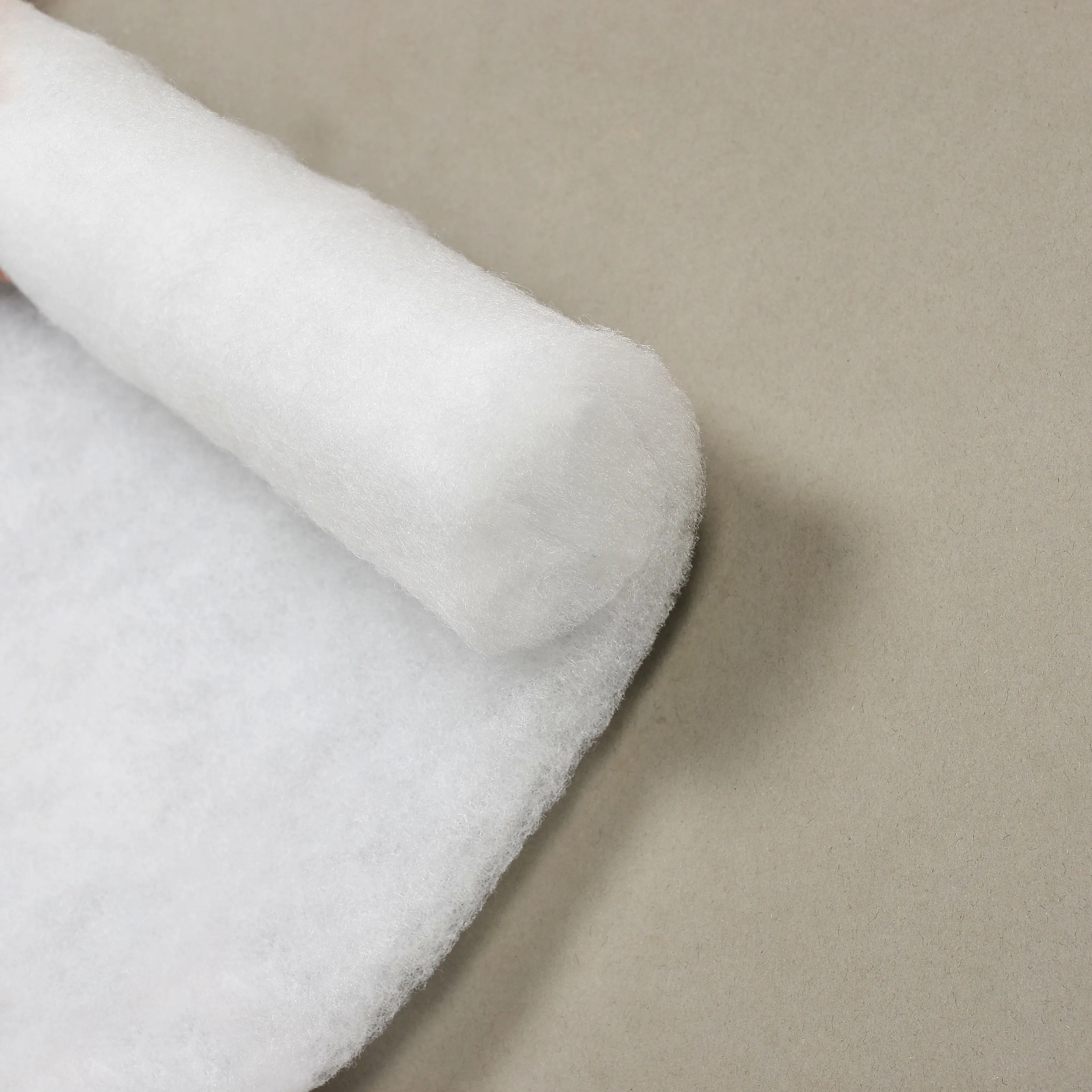 Textile Raw Material TECHNICAL RECYCLED thermal bonded 100% polyester padding 140 gm with wholesale price