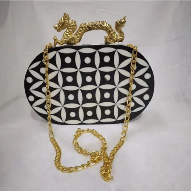 Luxury resin clutch embroidery zardozi pearls square bridal designer gift for her luxury indian wedding nikkah clutch bag