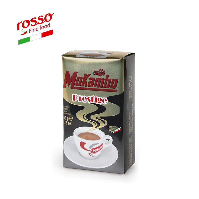 
Mokambo PRESTIGE 250 g ground coffee - Made in Italy lavazza bean jacobs italian coffee beans caffe borbone 