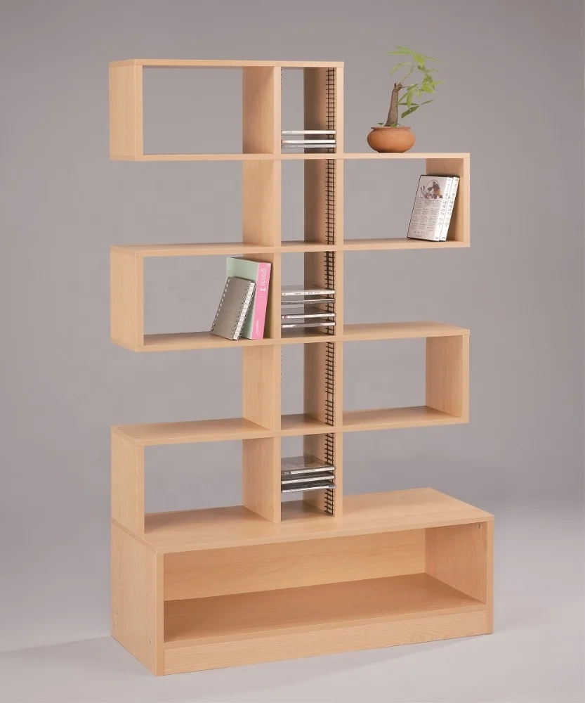 Wood Shelf with CD Rack