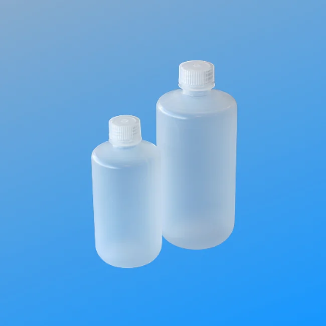 Laboratory Use HDPE Material Customized Narrow Mouth Reagent Bottle / Laboratory Bottle