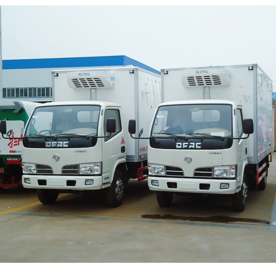 Brand New DONGFENG 3 tons Refrigerator Cold Box Truck Freezer Van Truck for Sale