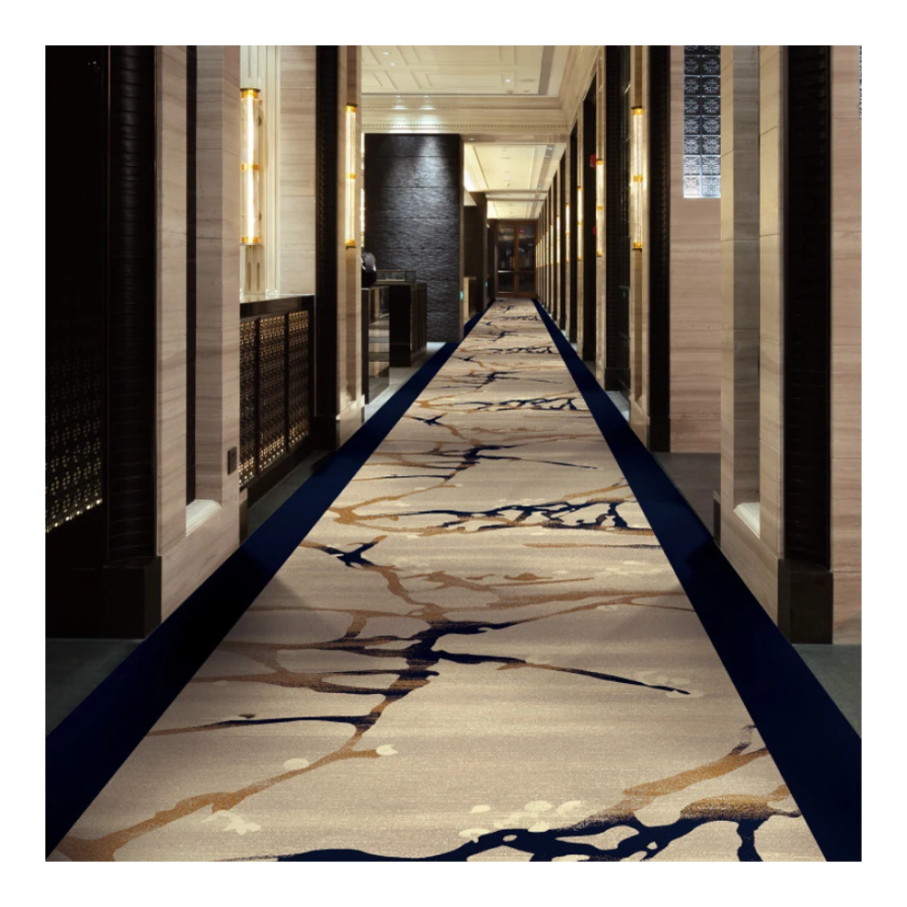 Hotel Banquet Hall wall to wall Carpet with Cheap price hotel carpet for hotel hallways corridor printed carpet
