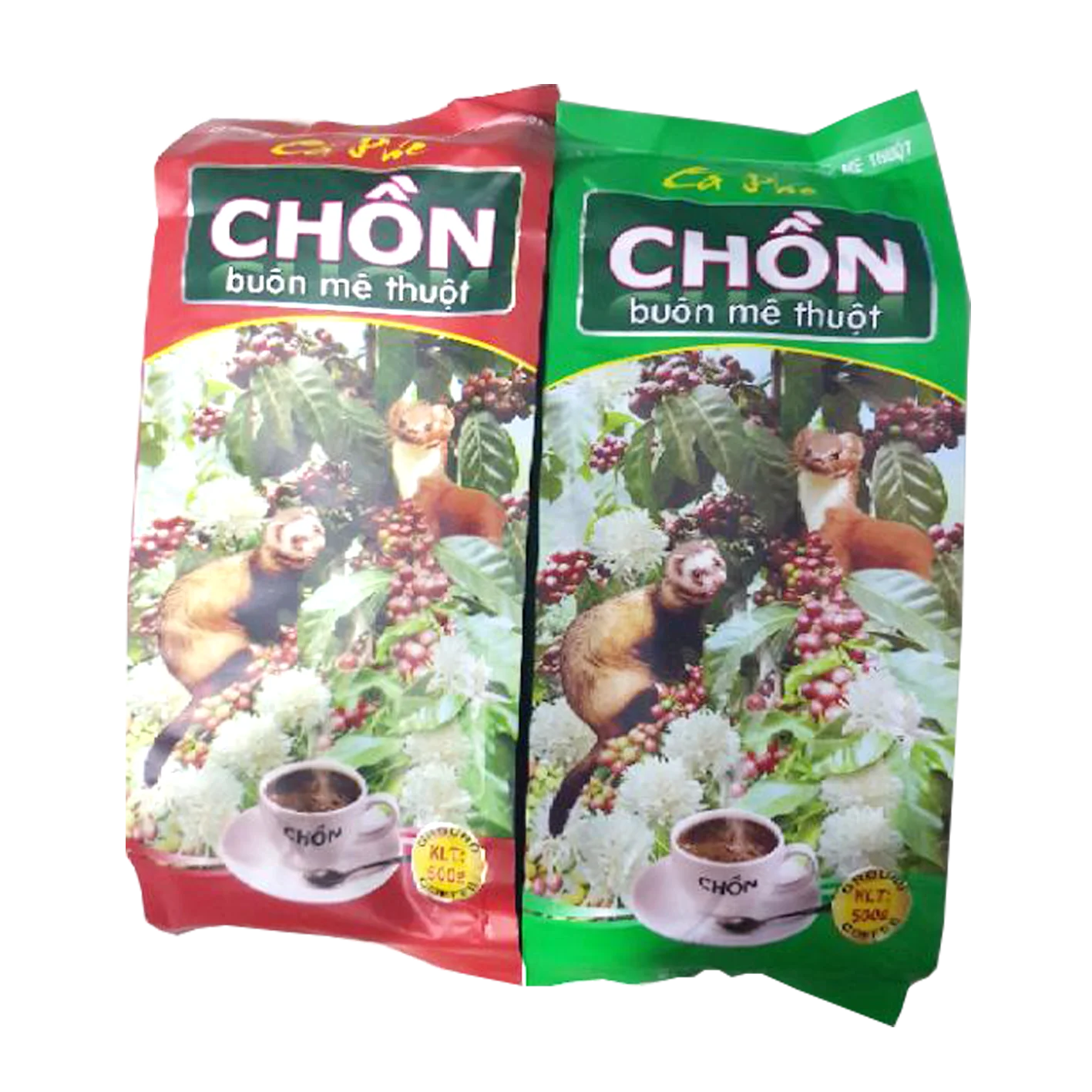 Competitive Price Premium Grade 100% Organic 500g in Bag Packaging Roasted Robusta Green Weasel Coffee Beans Powder From Vietnam