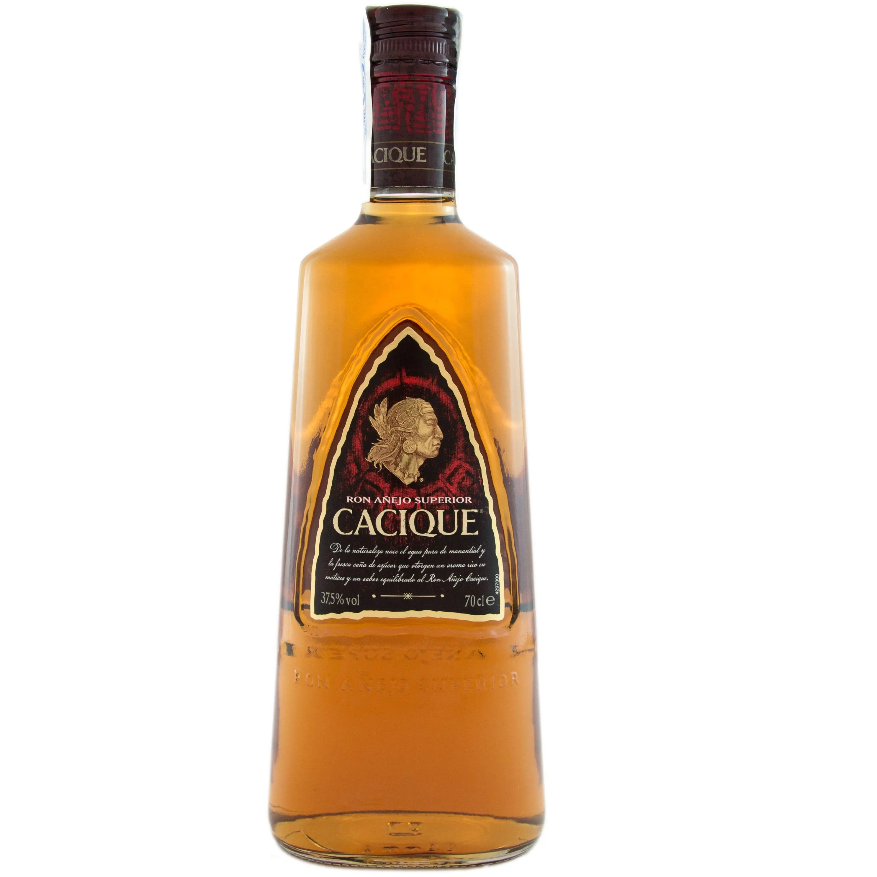 
 Ron Cacique 0,70 Litros 37,5% (I) 0.70 L.  