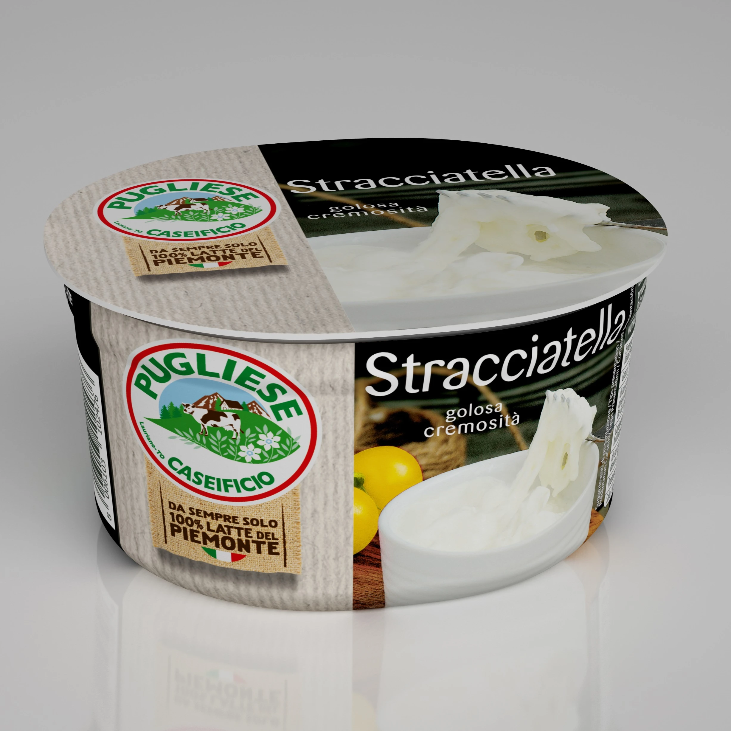 Casa Radicci STRACCIATELLA - Italian high quality chilled cream cheese with mozzarella stripes 200g