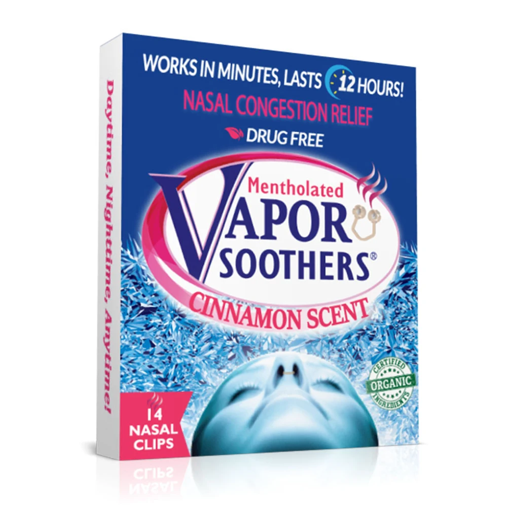 Vapor Soothers USA Based Cinnamon Scent 14ct Nasal Dilator Premium Quality