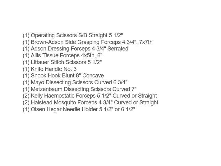 High Quality beautiful 14 Pcs Dog Spay set Cat Bitch Neuter Kit Canine /Feline Neuter Pack, Pet Spay Set Veterinary Small Animal