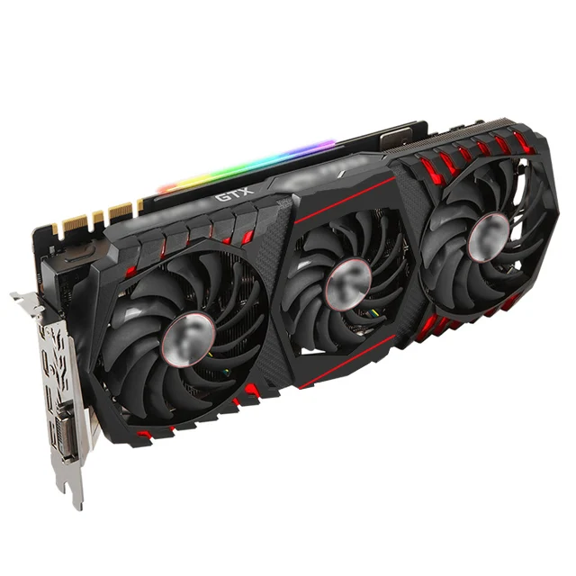 Игровая графическая карта nvidia gpu GTX 1080 TI и другие модели такие как RTX3070 3080 3090 geforce rtx ti б/у 8 Гб 11 ГБ