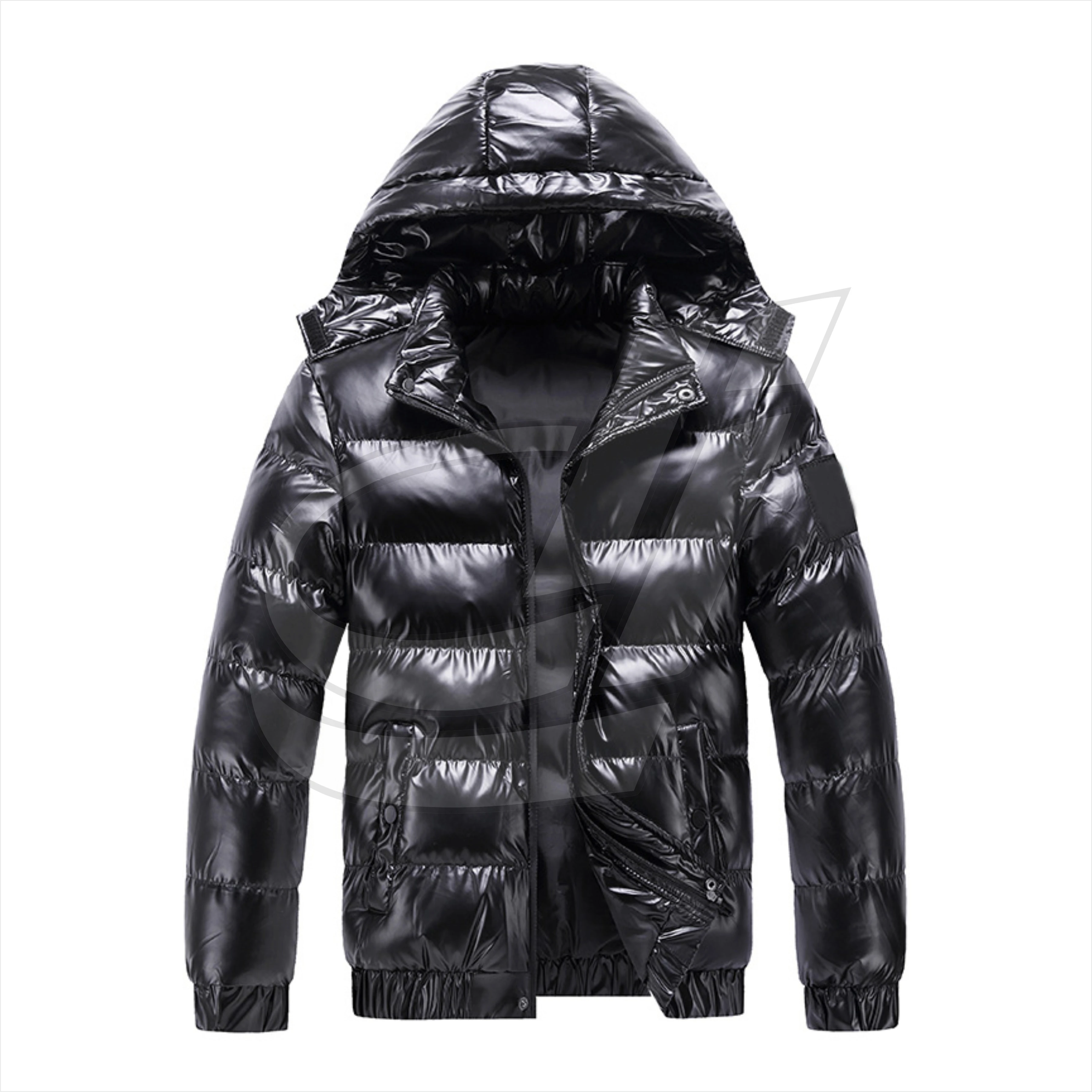OEM Custom Printed Outdoor Male Padded Bubble Warm Winter Men Coats Puffer Jacket For Man