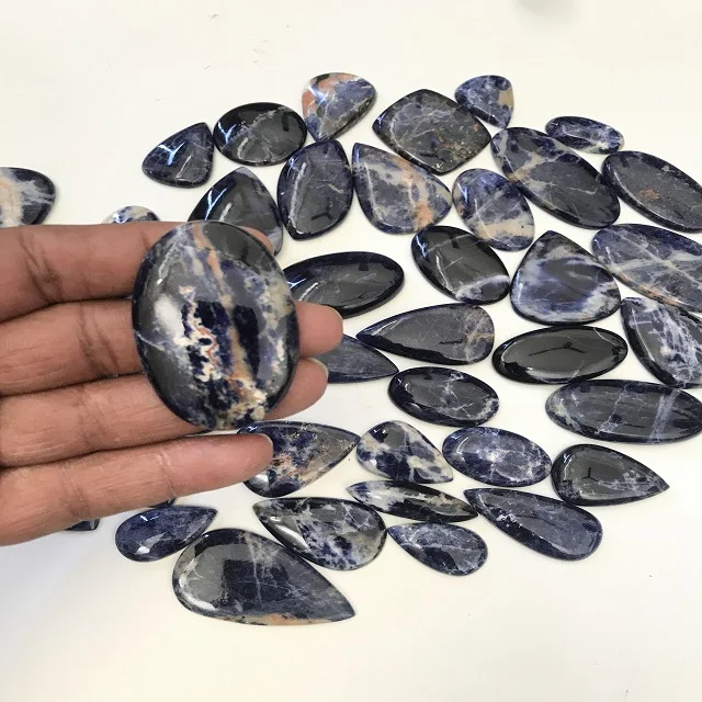  Высококачественный кабошон с кальдалитом лучшее качество синий цвет кальдалитовый драгоценный камень оптовая продажа