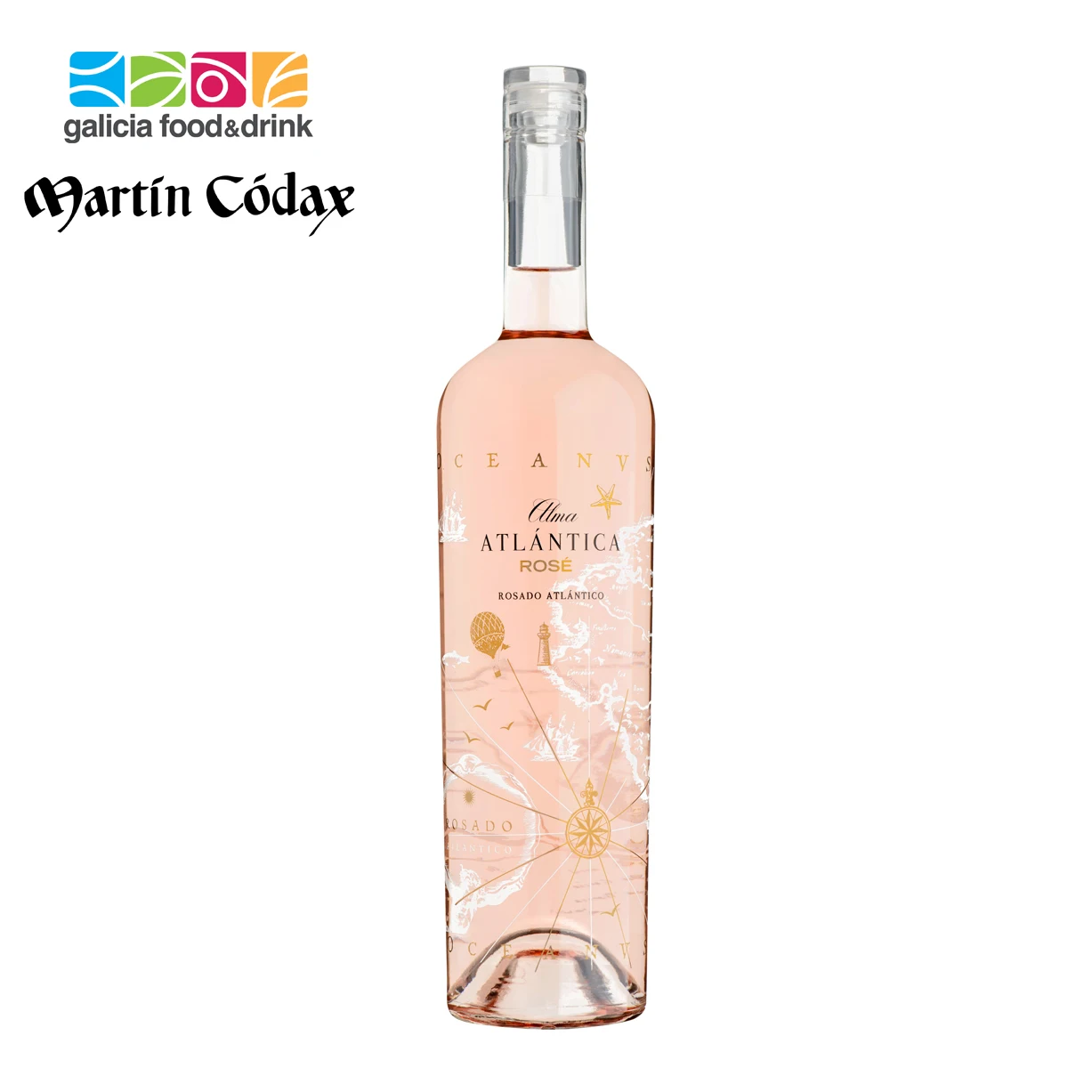 Alma Atlantica Rose, Mencia, розовое вино, испанское вино [Martin Codax]