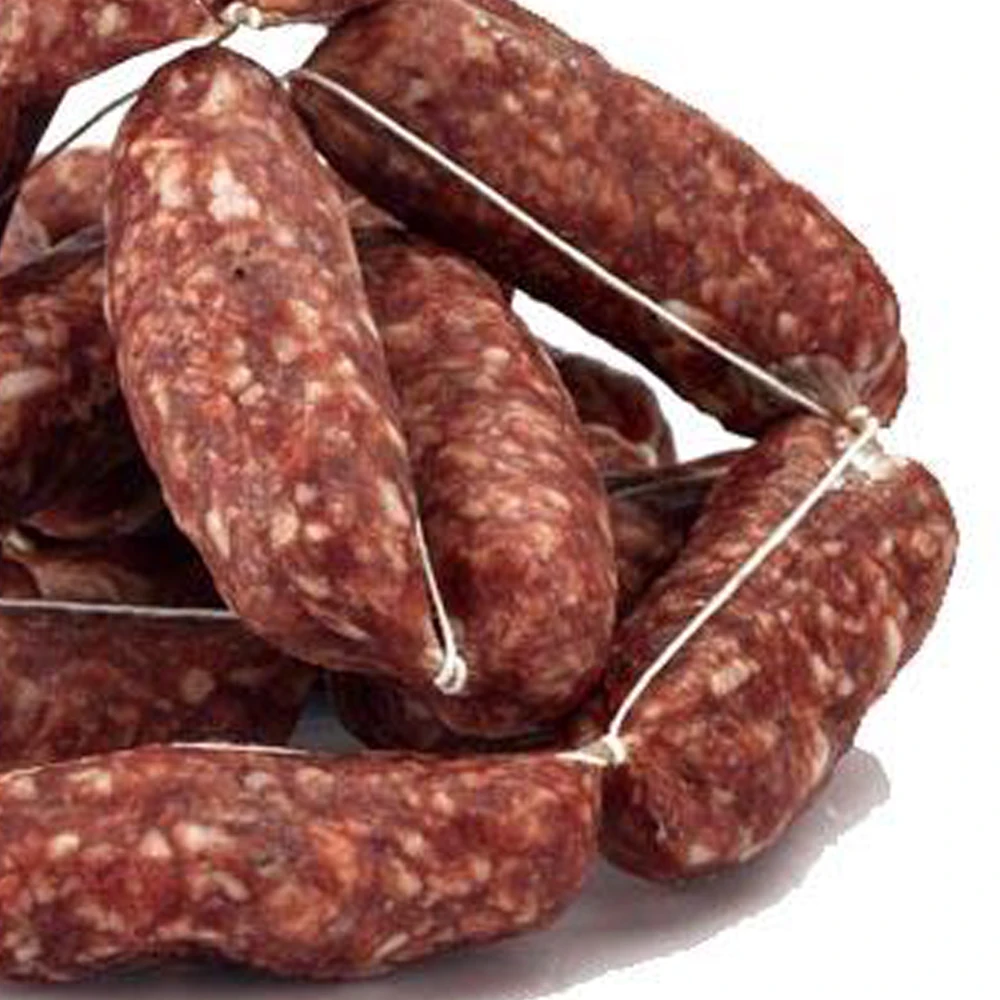 Лучшая цена итальянская свиная колбаска ремесленника Salsiccia of Aspromonte черная свинина для ресторанов