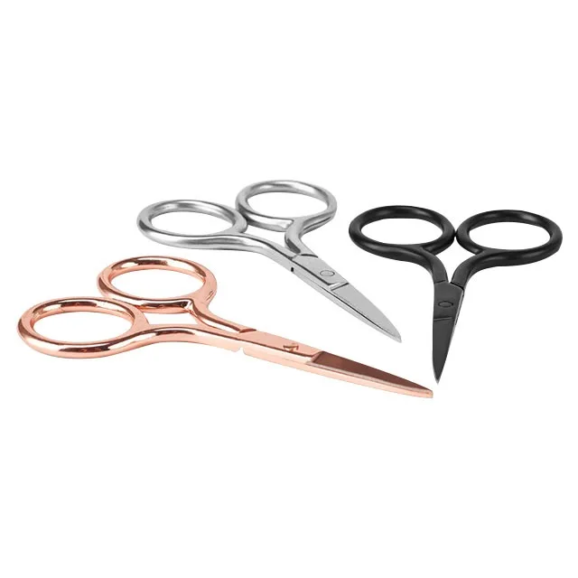 Японские маленькие ножницы из нержавеющей стали по оптовой цене макияжные для бровей красивого макияжа и
