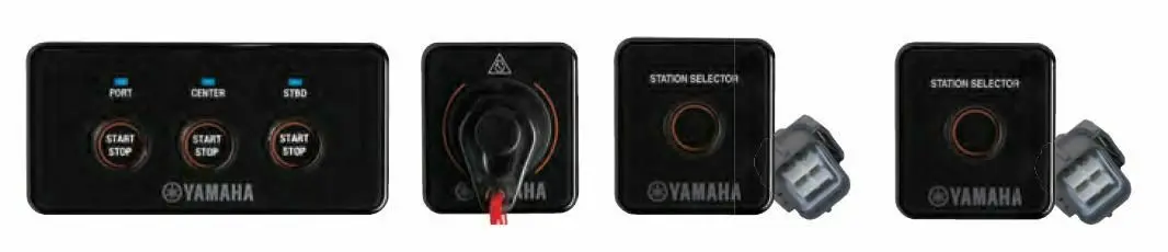 DBW TRIPLE ENGINES SECOND STATION SWITCH KIT 6X6-W0035-90 FOR DBW REMOTE CONTROL for Yamaha