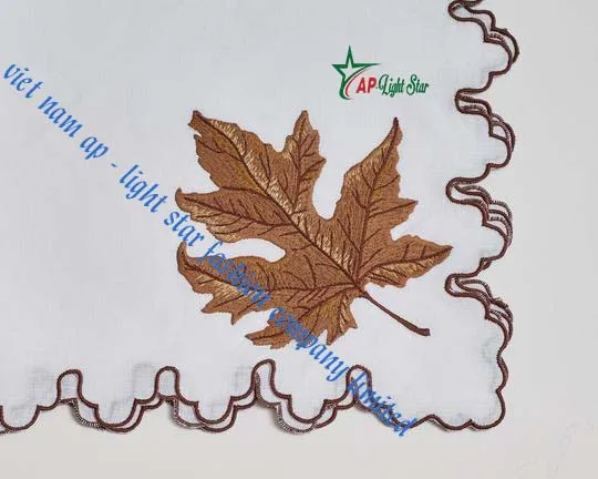 VIETNAM LUXURY NEW COLLECTION HAND-EMBROIDERED NAPKINS  FOR EVERYONE