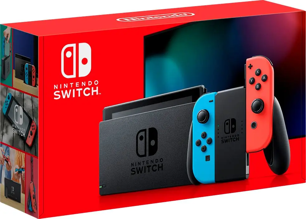 Hot Selling Ninten_dos Switch 32GB Console with Neon Blue and Neon Red Joy-Con Game