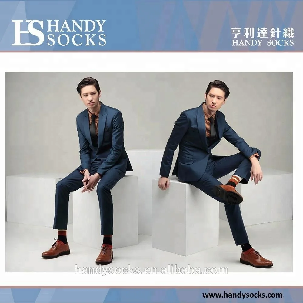 
Best Puzzle Fun Colorful Mens Dress Socks with Custom Wholesale 