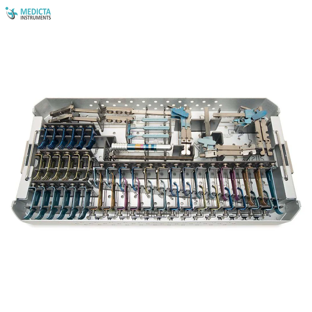 Полный комплект для базовой системы Ретрактор шейного отдела позвоночника с черным поясом