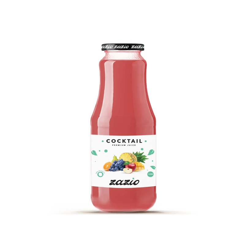 Ready to Ship Bulk Fruit and Vegetable Juice Zazio Cocktail Juice Nectar 1 Litre
