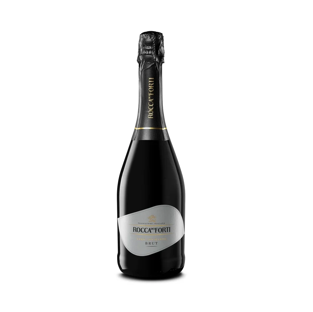  Итальянское Сверкающее вино Rocca dei Forti Brut 750 мл стеклянная бутылка оптовая