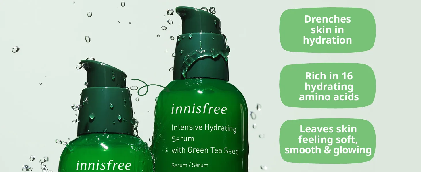 Amazon Топ уход за кожей [innisfree] Зеленый чай Семена сыворотки корейская косметика Jeju зеленый OEM ODM доступно