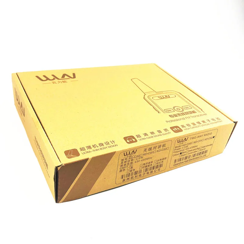 WLN KD-C52 Mini Handheld Transceiver KD C52 Two-way Radio Ham Radio Station Walkie Talkie Gift Children Children