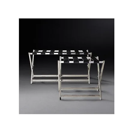 Iron Luggage Rack With Shoe Stand
