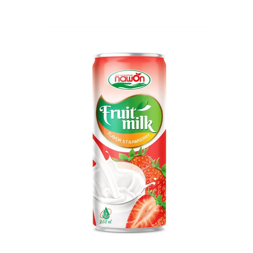 250ml NAWON Natural Fruit Milk Rose Flavor Wholesale Price OEM/ODM Vietnamese Beverage