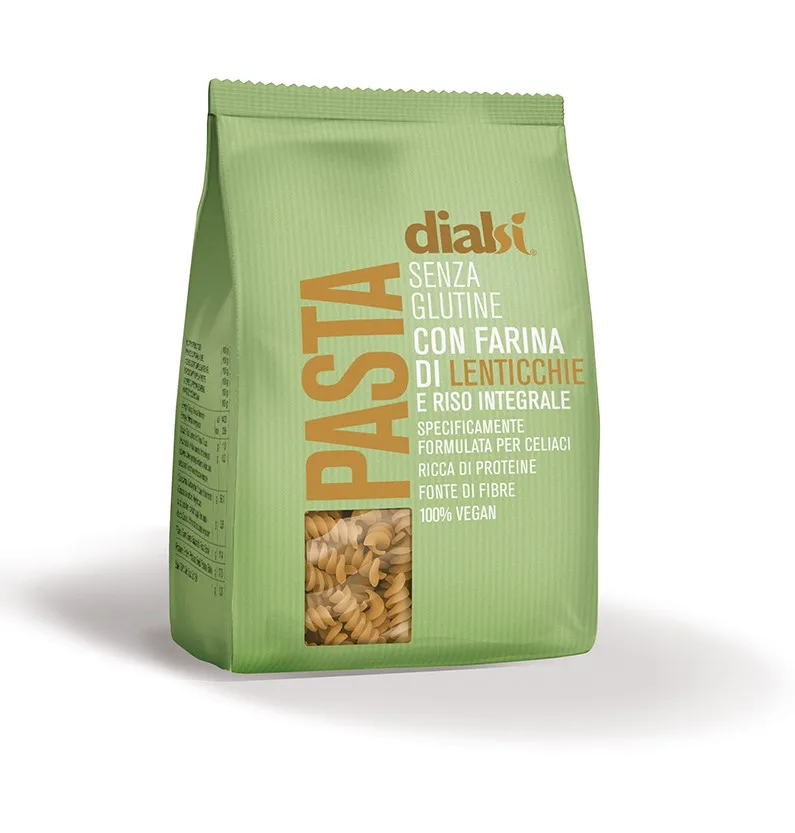 Premium Gluten Free Italian Pasta Lentils and Brown Rice Fusilli 240 grams food and beverage private label