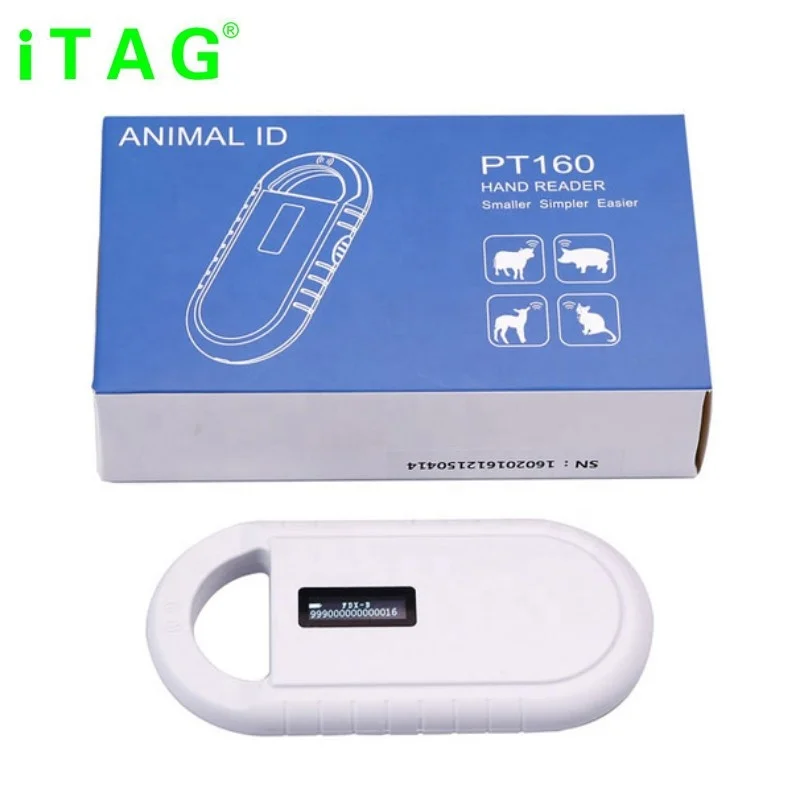 PT160 134.2kHz RFID Reader / Scanner for Animal Ear Tag and Microchip