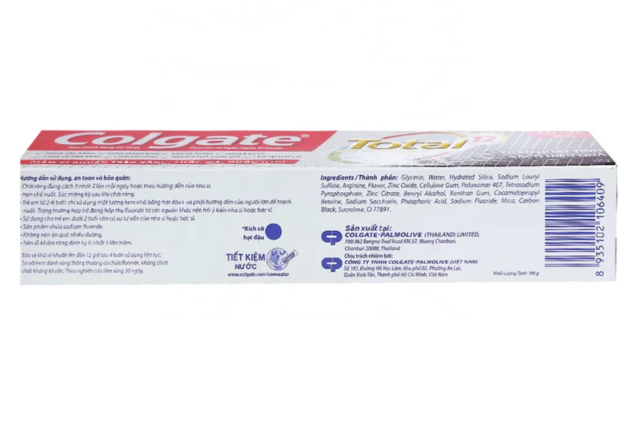 Зубная паста Colgate 190 г с угольным
