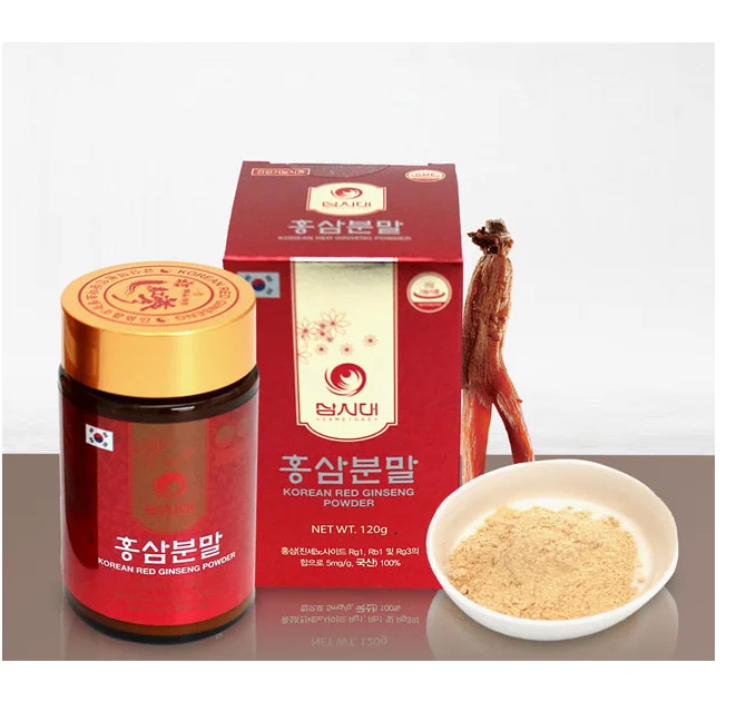 Korea red ginseng root healthy utilized ginseng powder made in Korea