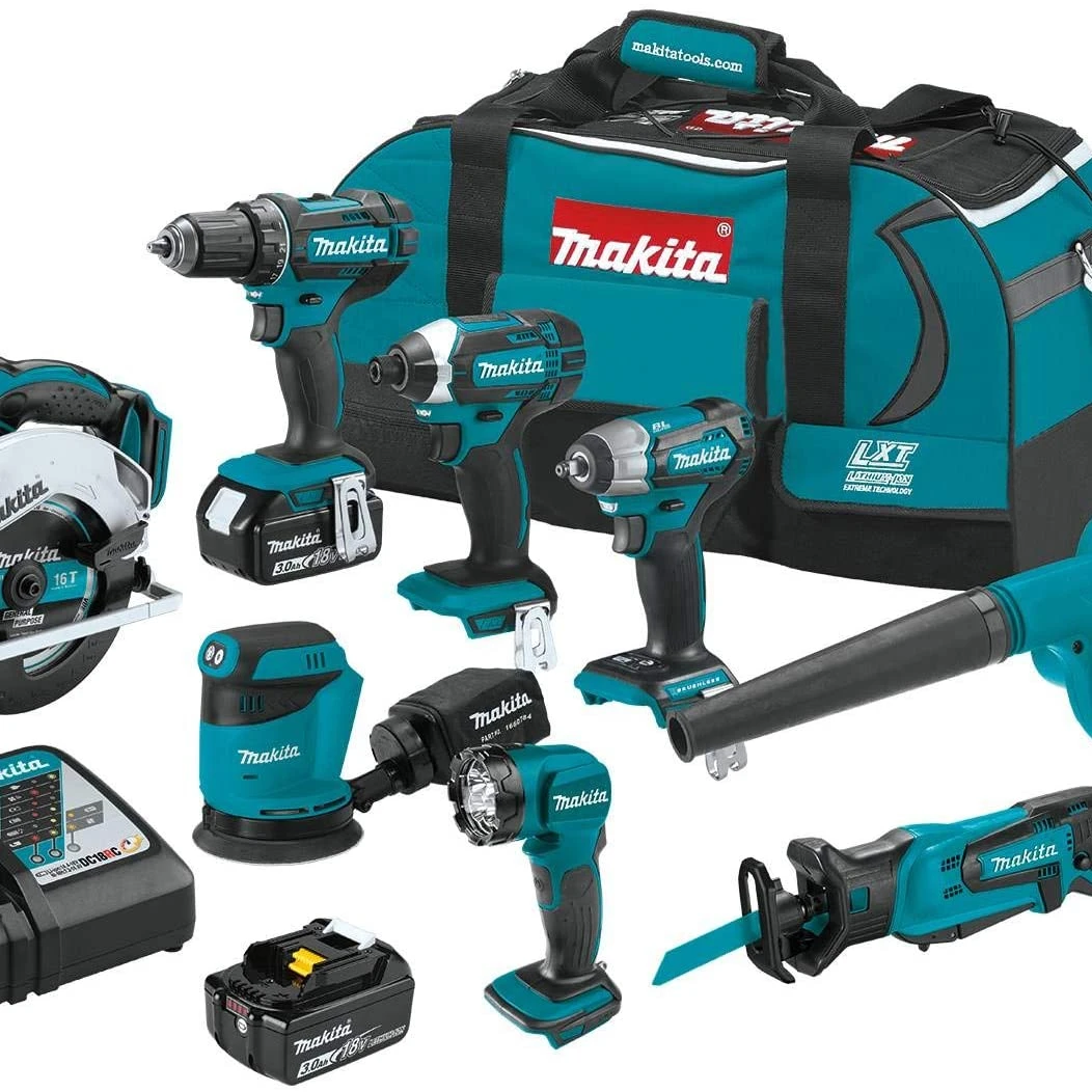 Best Price On New Makitas XT801X1 18V LXT Lithium-Ion Cordless 8-Pc. Combo Kit (3.0Ah)