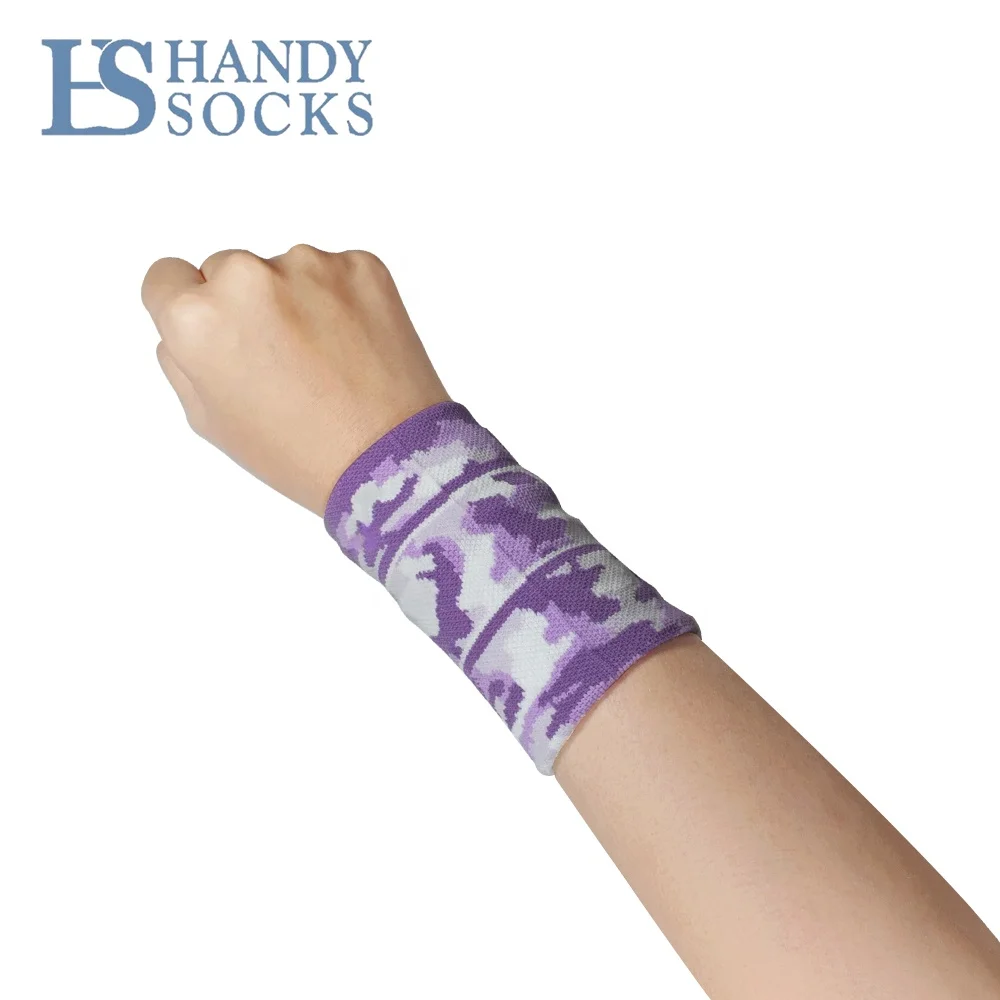 OEM Unisex Gym Cotton Permeability Camouflage Wristbands