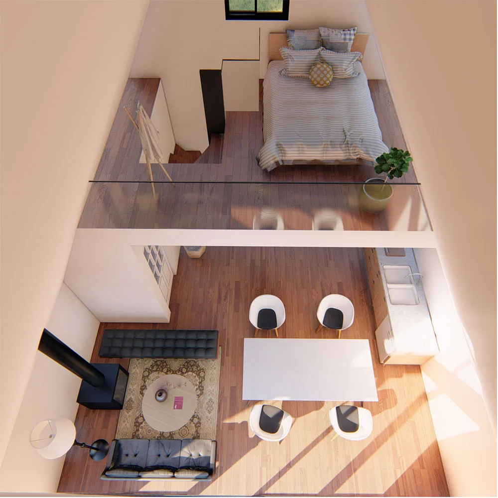 Triangle House, Prefab A Frame House Kits, Resort House