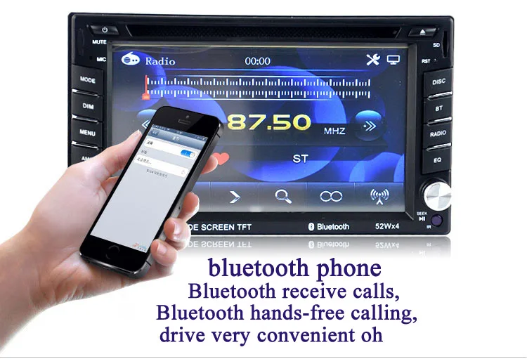 Amazon FBA челнока 2 Дина DVD авто 7 USB/SD/AUX стерео BT дистанционного управления DIN сенсорный экран автомобиля Радио