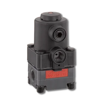 The GEMUe 610 2/2-way diaphragm valve has a low maintenance plastic piston actuator and is pneumatically operated.