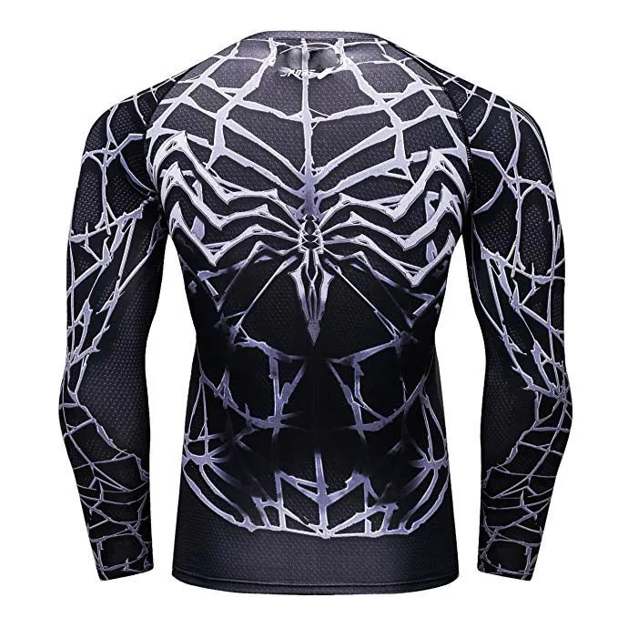 Rash Guard Polyester Jiu Jitsu Rashguard Custom Color Long Sleeves MMA Rash Guard Men