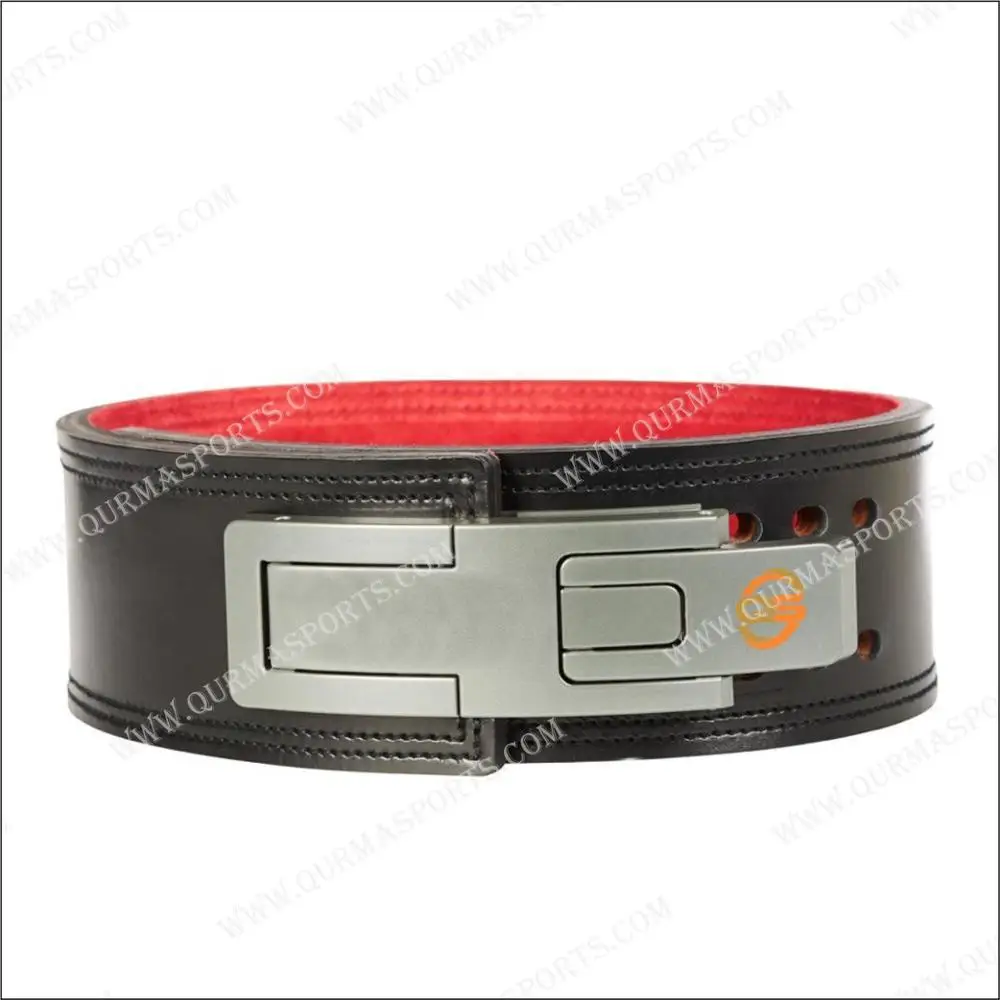 Рычажная застежка для тяжелой атлетики с ремнем мощностью 10 мм