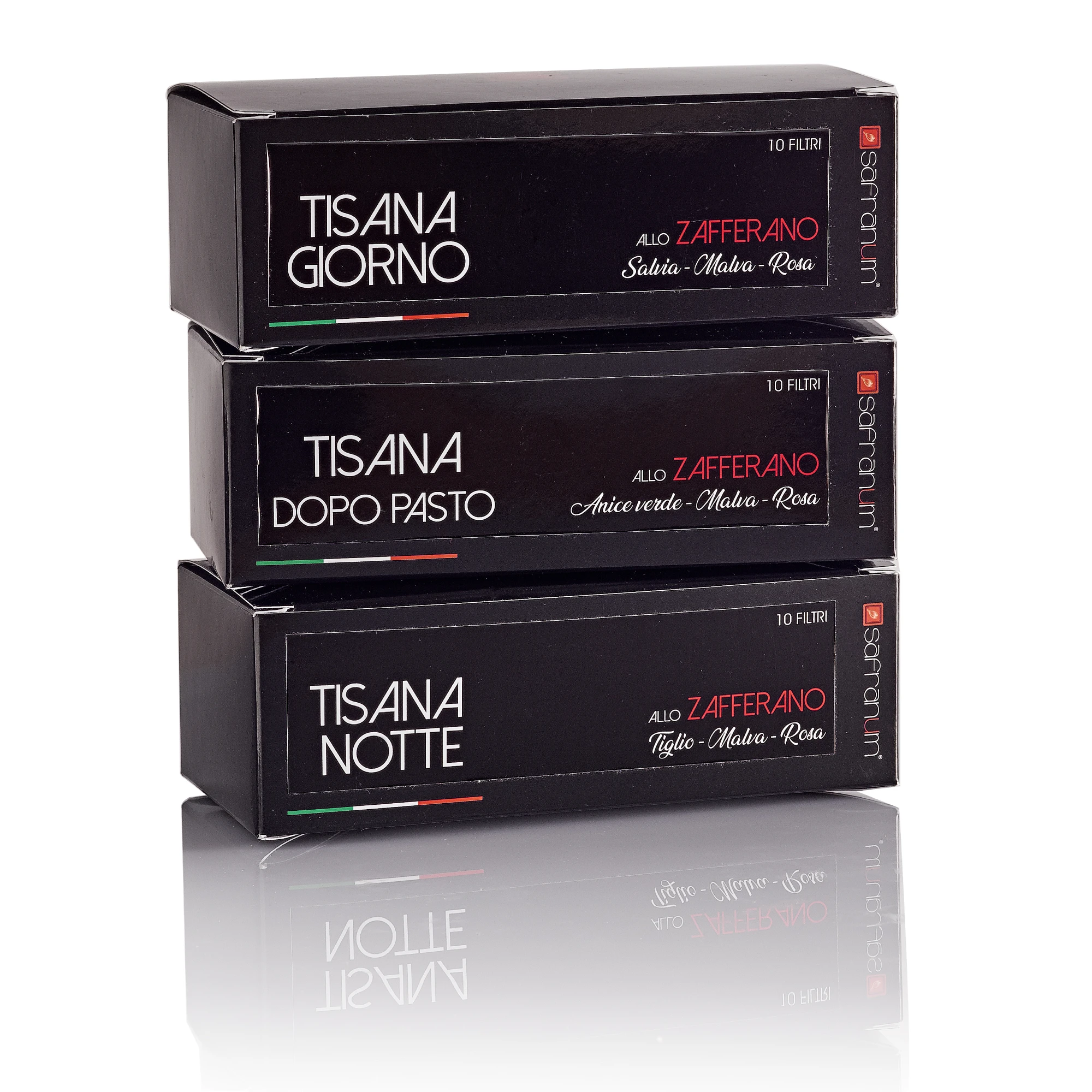 
Italian Evening Herbal Tea saffron linden mallow rose 