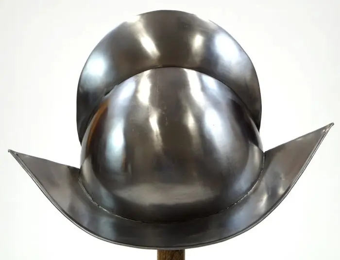 Испанский гребень Morion шлем носимый серебряного цвета Круглый используется как костюм