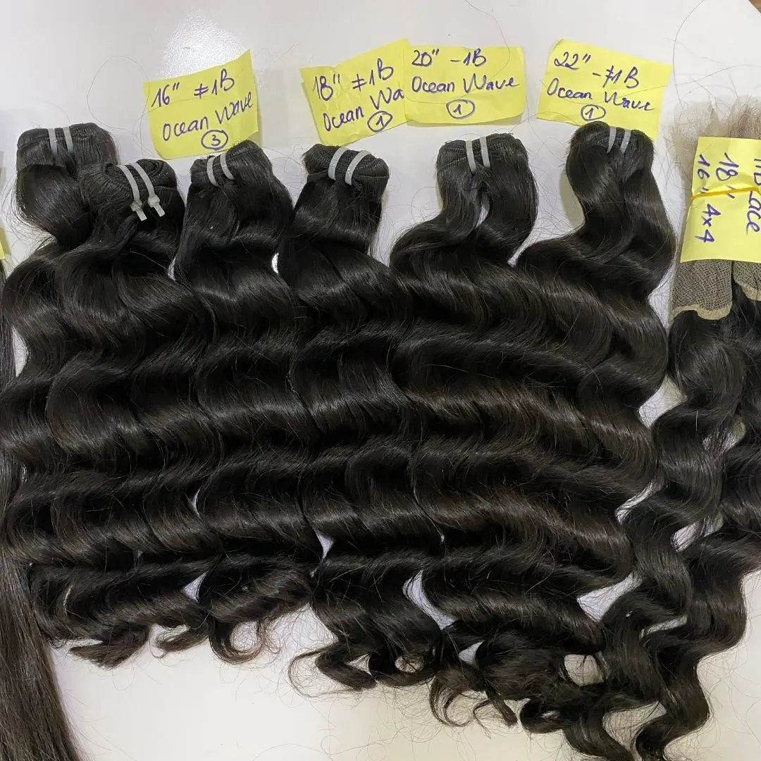 Лидер продаж волнистые человеческие волосы для наращивания оптовая продажа вьетнамские от производителя